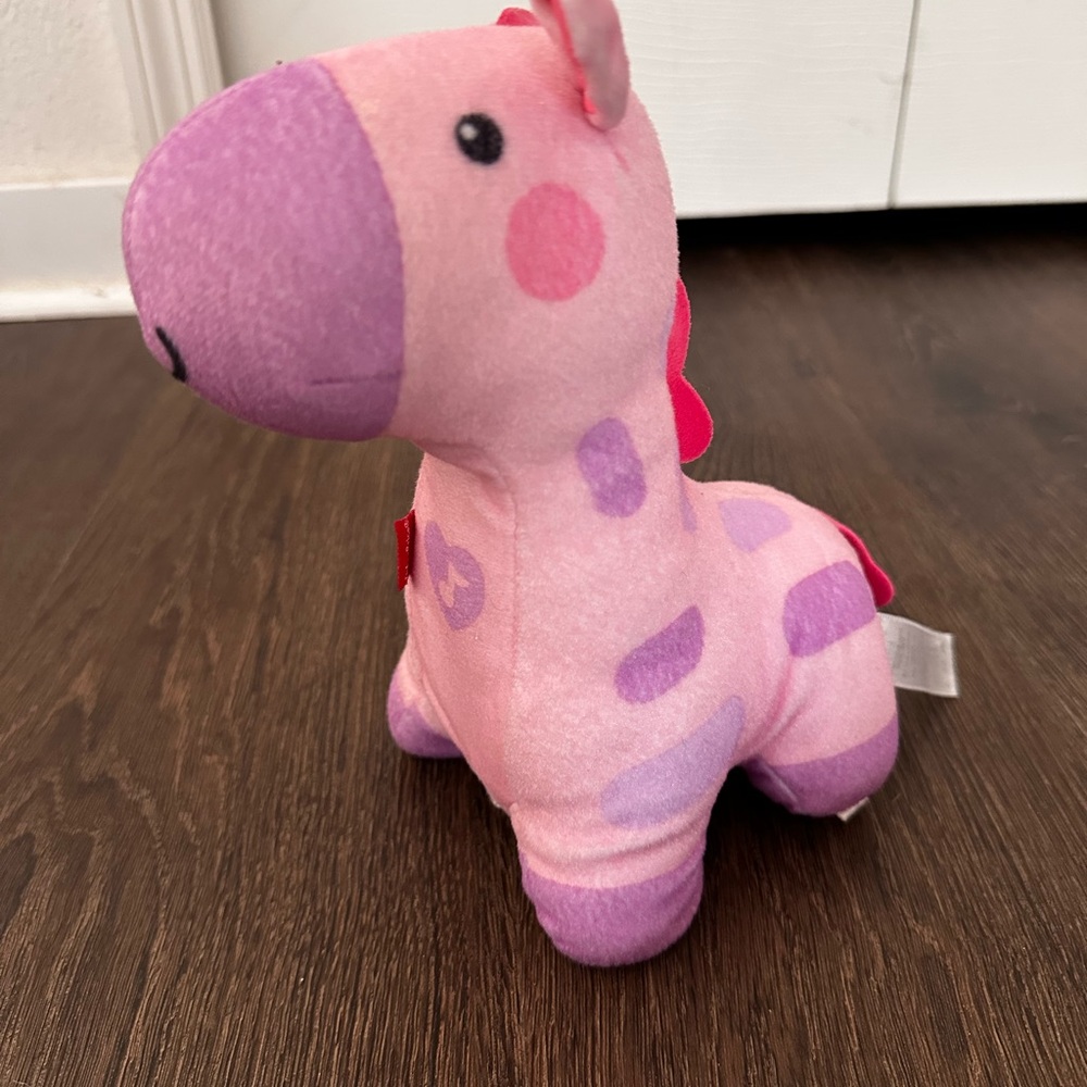 Fisher Price Soothe & Glow Giraffe Pink Musical Lighted 8" Plush 2013 WORKS - Picture 2 of 4
